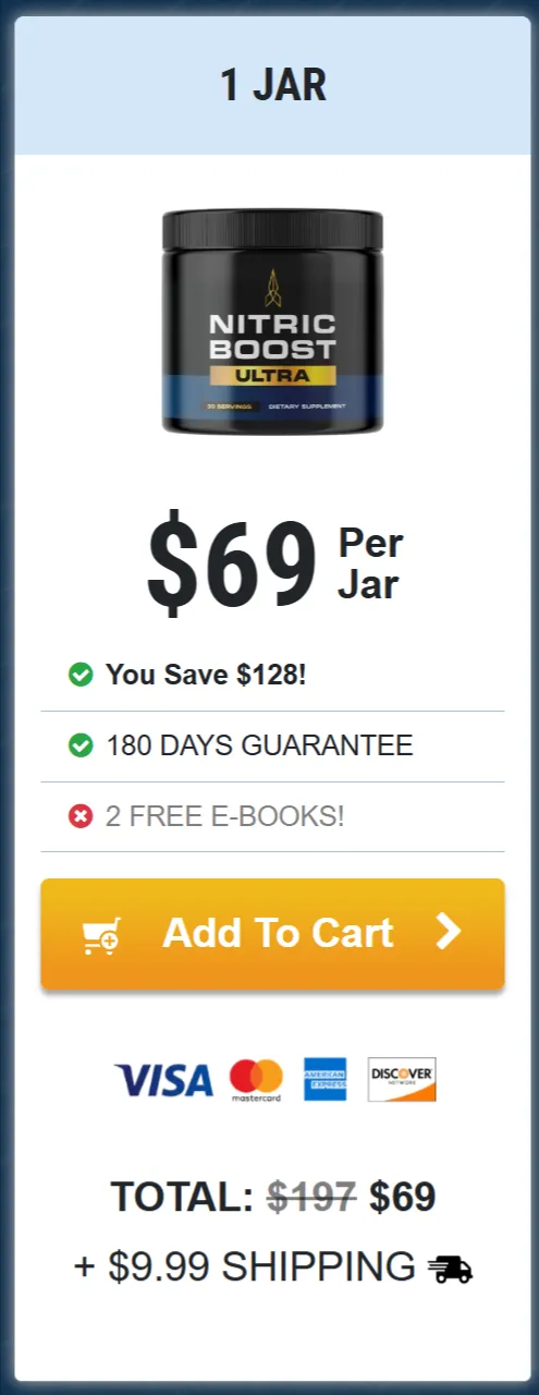 Nitric Boost Ultra price 1 bottle